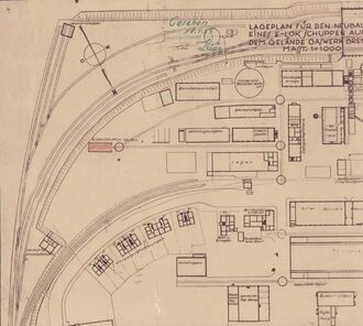 2. Kartenansicht von Gaswerk Woltmershausen, E-Lokschuppen (Gebäude 26)
