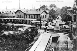 1. historisches Bild von Bahnhof Bremen-Sebaldsbrück